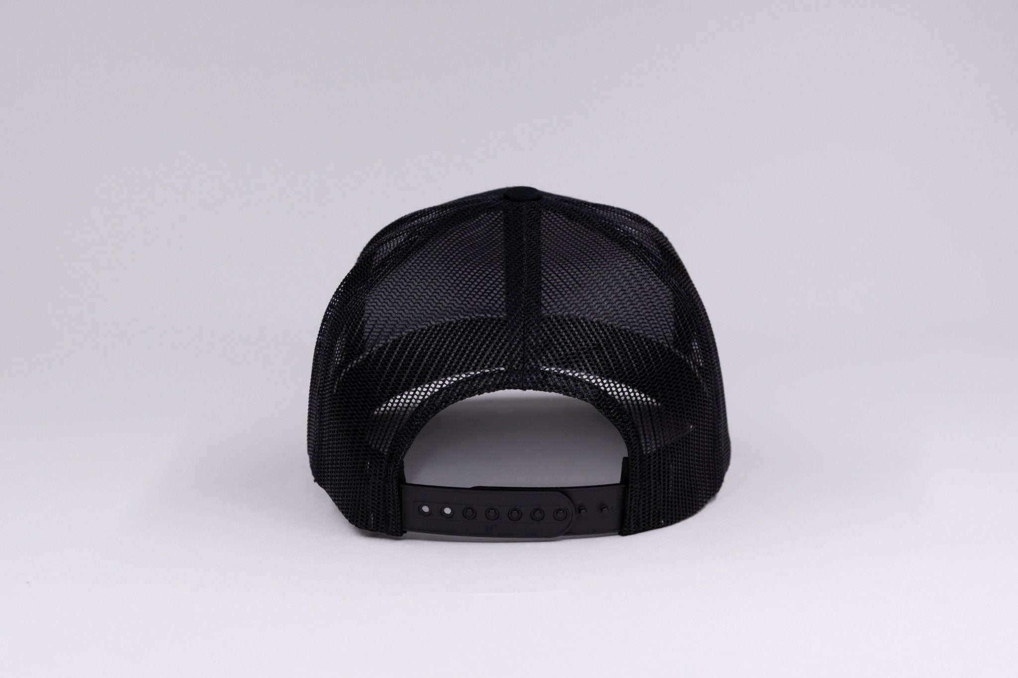 Black Stampcaddie Trucker Hat - bluecaddie